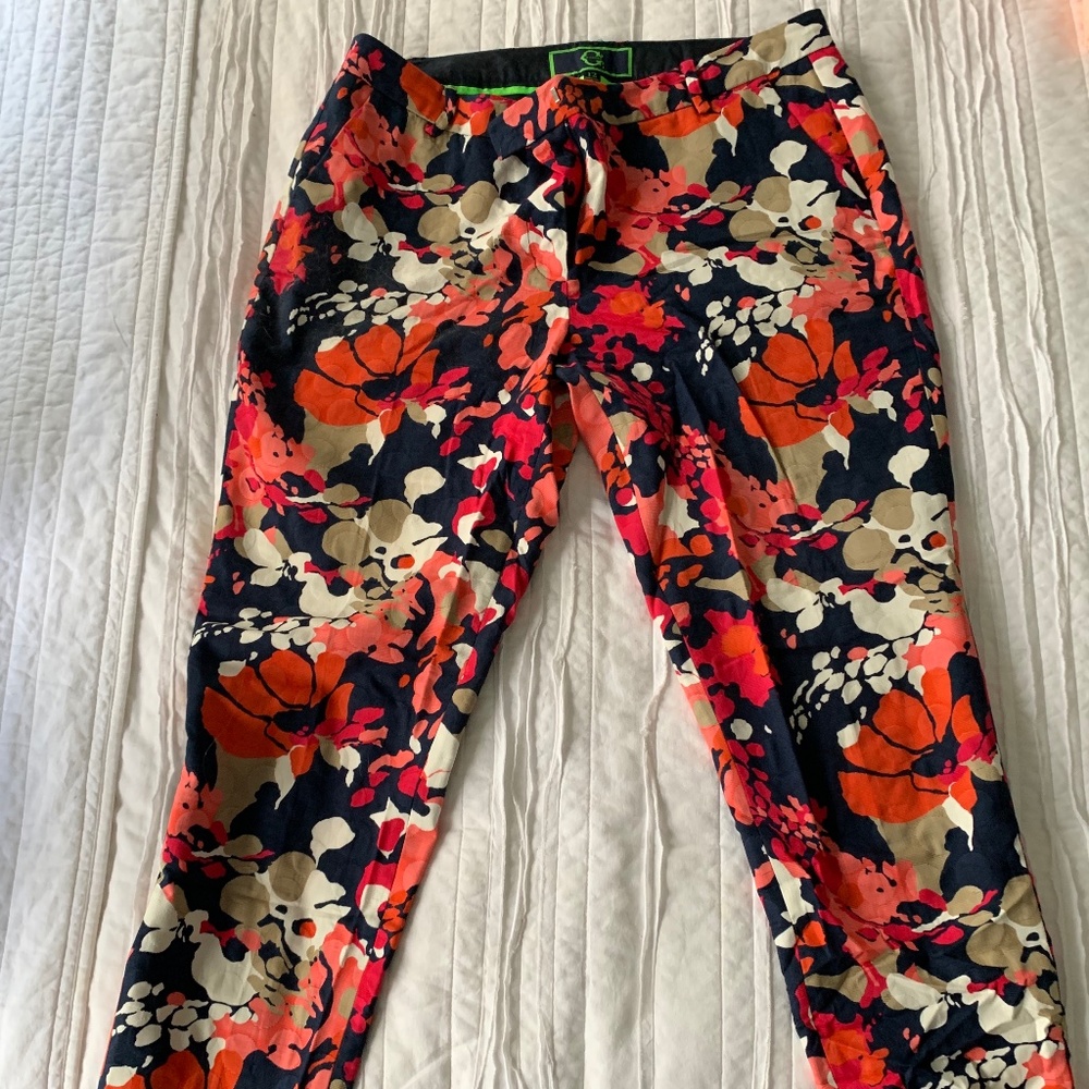 C. Wonder Spring Floral Capri Pants - Size 12